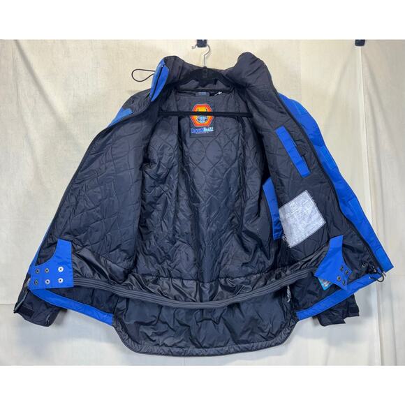 Backhill Snowboarding Co Kids XXL 14 Blue Winter Ski Snow Jacket Hooded - Picture 9 of 16